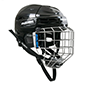 Bauer IMS 5.0 bleu casque combo (incl. Bauer cage) noir