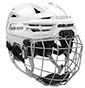 Bauer Re-Akt 155 casque combo avec grille Enfant blanc