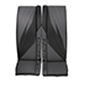 CCM Goalie Pad AXIS F9 Senior Hockey Pad Noir-Gris