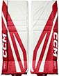 CCM EFLEX 7.9 Bottes Gardien de but SR Detroit blanc-rouge