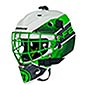 Masque de gardien de but Warrior Ritual F2 E Youth vert-blan