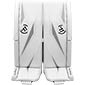 Warrior Alpha Surge jambières de gardien Senior blanc