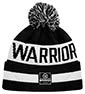 Warrior Team Toque Bonnet à pompon tricoté Senior noir